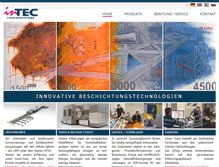 Tablet Screenshot of intec-lackiersysteme.de